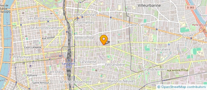 localisation de l'entreprise MONSIEUR ADEL TIRA  VILLEURBANNE