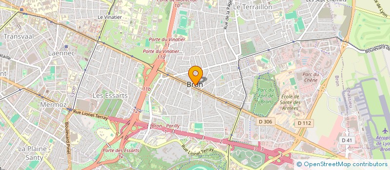 localisation de l'entreprise MONSIEUR ADEL YOURMECHE  BRON