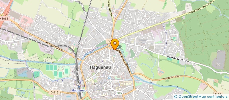 localisation de l'entreprise MONSIEUR ADEL YOUSSOUFZAI  HAGUENAU