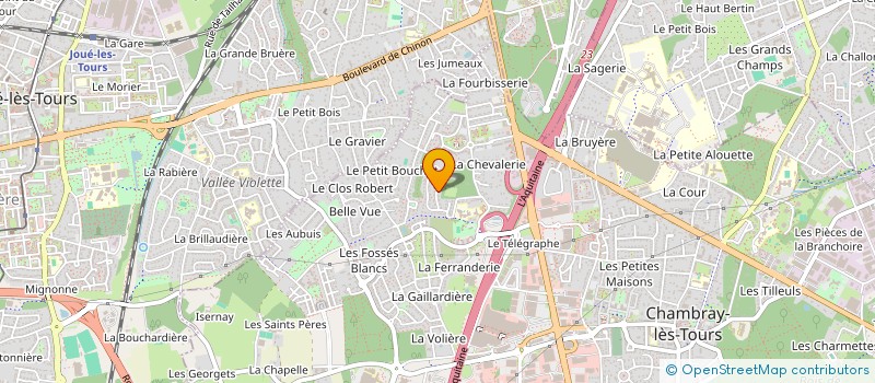 localisation de l'entreprise MONSIEUR ADEL ZEGHLOUL  CHAMBRAY-LES-TOURS