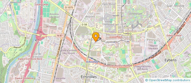 localisation de l'entreprise MONSIEUR ADEL ZEROUAL  ECHIROLLES