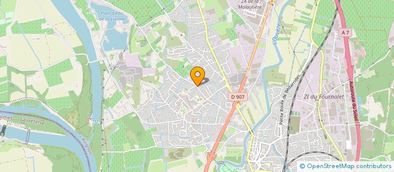 localisation de l'entreprise MONSIEUR ADELAIN CIOLI  SORGUES