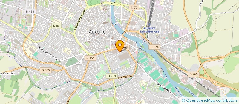 localisation de l'entreprise MONSIEUR ADELAIN ONDONGO à AUXERRE