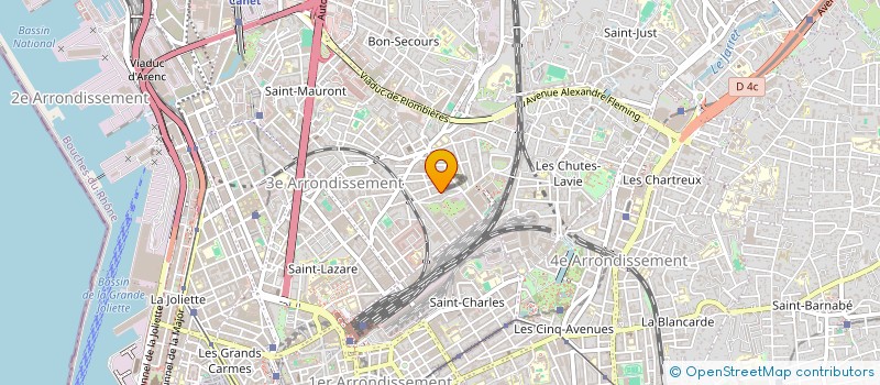 localisation de l'entreprise MONSIEUR ADELAIN TRAORE à MARSEILLE