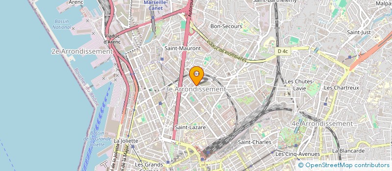 localisation de l'entreprise MONSIEUR ADELGHANI ABDELOUAHAB à MARSEILLE