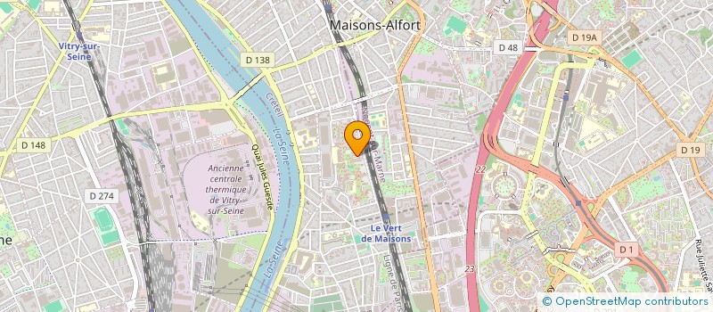 localisation de l'entreprise MONSIEUR ADELIN ADDOU  ALFORTVILLE