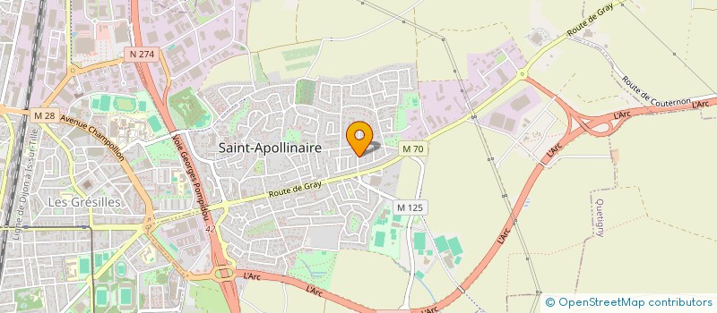 localisation de l'entreprise MONSIEUR ADELIN GALLET  DIJON