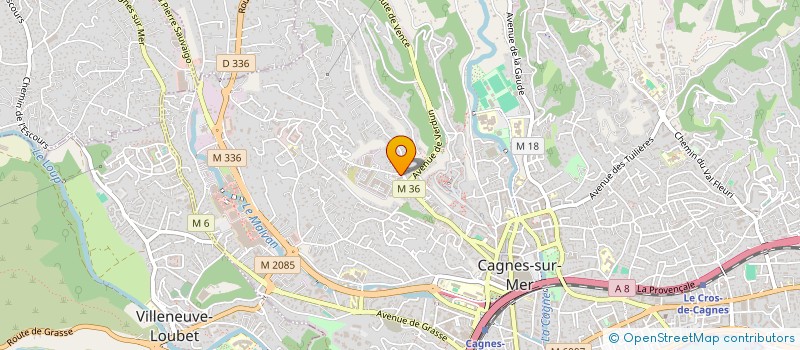 localisation de l'entreprise MONSIEUR ADELIN MENDES  CAGNES-SUR-MER