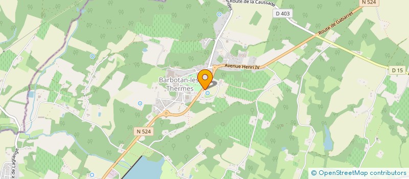 localisation de l'entreprise MONSIEUR ADELIN PEYTOUREAU  SAINT-MARTIN-CURTON