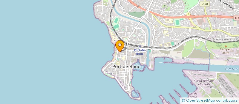 localisation de l'entreprise MONSIEUR ADELIN SEMMARI  PORT-DE-BOUC