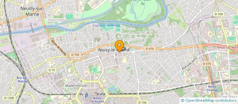 localisation de l'entreprise MONSIEUR ADELINE ABESSANG à NOISY-LE-GRAND