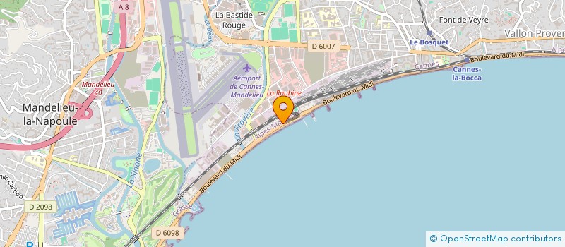 localisation de l'entreprise MONSIEUR ADELINE PADILLA à CANNES