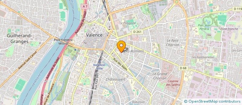 localisation de l'entreprise MONSIEUR ADELINE TERRAIL  VALENCE