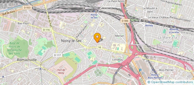 localisation de l'entreprise MONSIEUR ADELINO ARAUJO LOPES à NOISY-LE-SEC