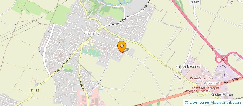 localisation de l'entreprise MONSIEUR ADELINO ASSUNCAO  CHAURAY