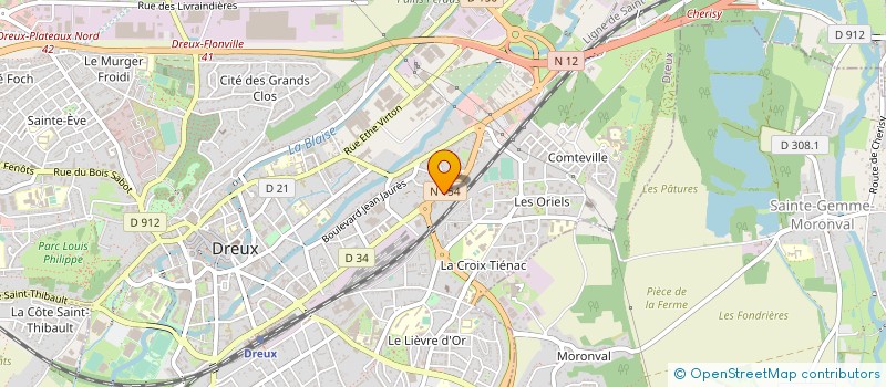 localisation de l'entreprise MONSIEUR ADELINO BONAZZI à DREUX