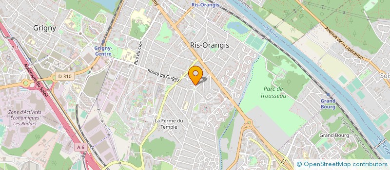 localisation de l'entreprise MONSIEUR ADELINO D'ALMEIDA MARTINS  RIS-ORANGIS