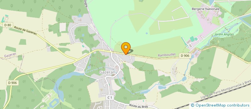 localisation de l'entreprise MONSIEUR ADELINO DOS REIS VIEIRA  GAZERAN