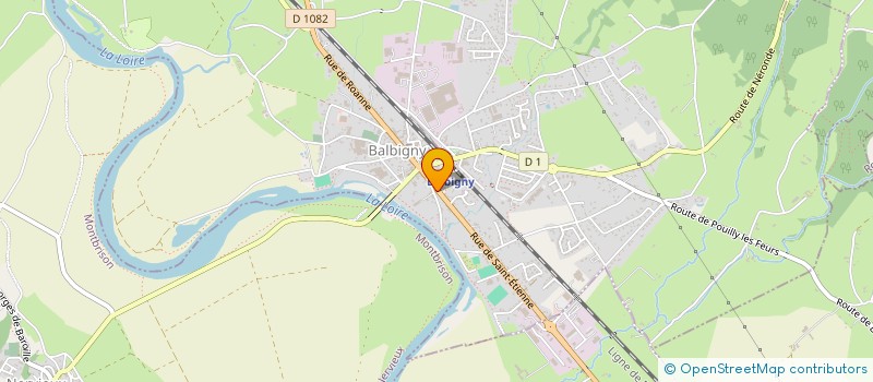 localisation de l'entreprise MONSIEUR ADELINO GOMES DE OLIVEIRA à BALBIGNY