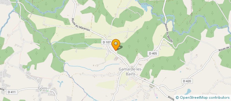 localisation de l'entreprise MONSIEUR ADELINO MACHADO  GAMARDE-LES-BAINS