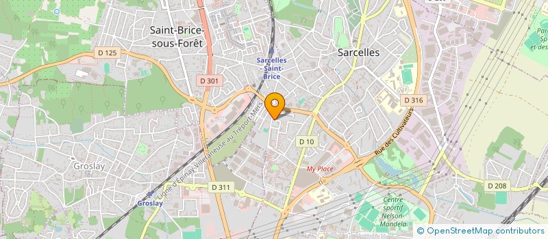 localisation de l'entreprise MONSIEUR ADELINO MENDES LOPES à SARCELLES