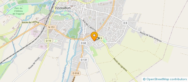 localisation de l'entreprise MONSIEUR ADELINO PEREIRA à ISSOUDUN