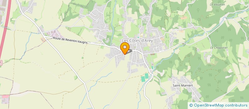 localisation de l'entreprise MONSIEUR ADELINO RIBEIRO  LES COTES-D'AREY