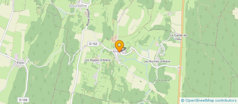 localisation de l'entreprise MONSIEUR ADELINO TEIXEIRA  ALIEZE