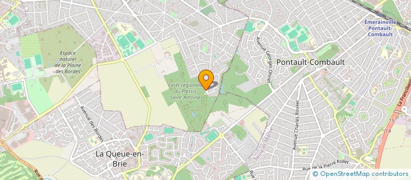 localisation de l'entreprise MONSIEUR ADELIO DOMINGOS à LE PLESSIS-TREVISE