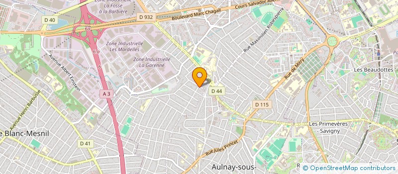 localisation de l'entreprise MONSIEUR ADELIO ROBINO à AULNAY-SOUS-BOIS