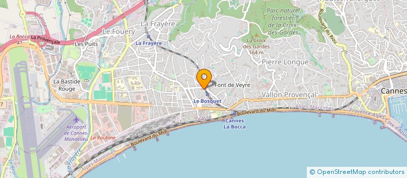 localisation de l'entreprise MONSIEUR ADELITO DE PINA MOREIRA à CANNES