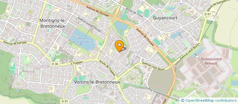 localisation de l'entreprise MONSIEUR ADEM ABDERRAHIM BOULHAM à VOISINS-LE-BRETONNEUX
