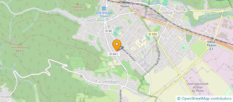 localisation de l'entreprise MONSIEUR ADEM AKGUL  THANN