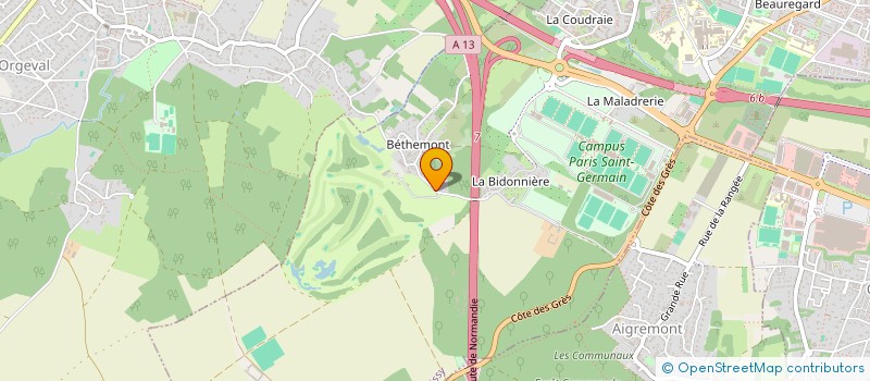 localisation de l'entreprise MONSIEUR ADEM ARABI  POISSY