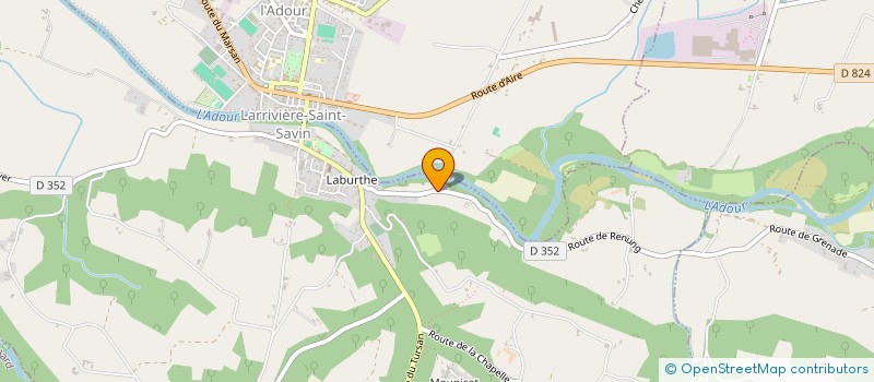 localisation de l'entreprise MONSIEUR ADEM BAKAN  LARRIVIERE-SAINT-SAVIN