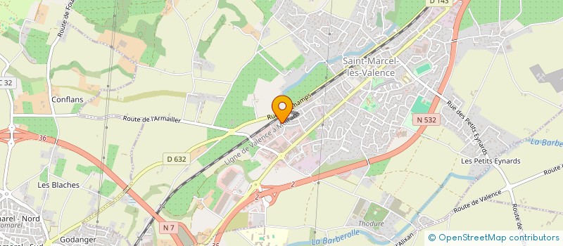 localisation de l'entreprise MONSIEUR ADEM BONNEFOY  SAINT-MARCEL-LES-VALENCE