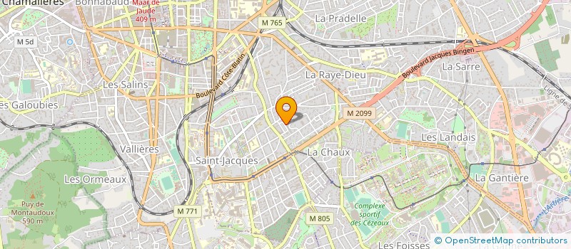 localisation de l'entreprise MONSIEUR ADEM BOUZAHER  CLERMONT-FERRAND