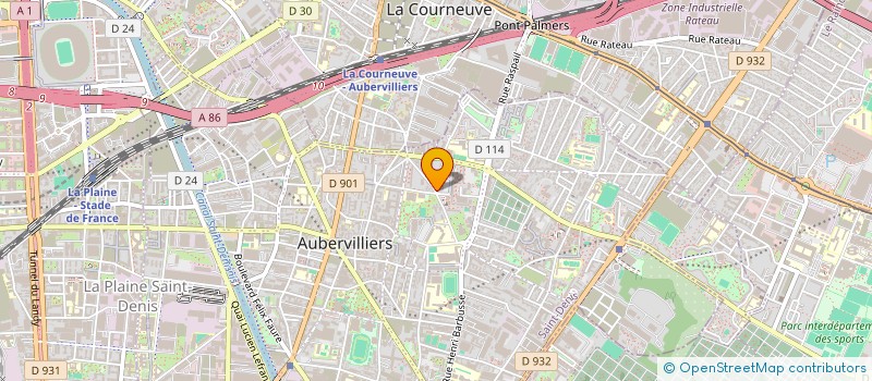 localisation de l'entreprise MONSIEUR ADEM BOUZID  AUBERVILLIERS