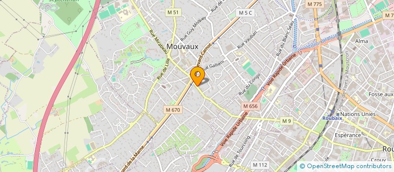 localisation de l'entreprise MONSIEUR ADEM CETIN à MOUVAUX