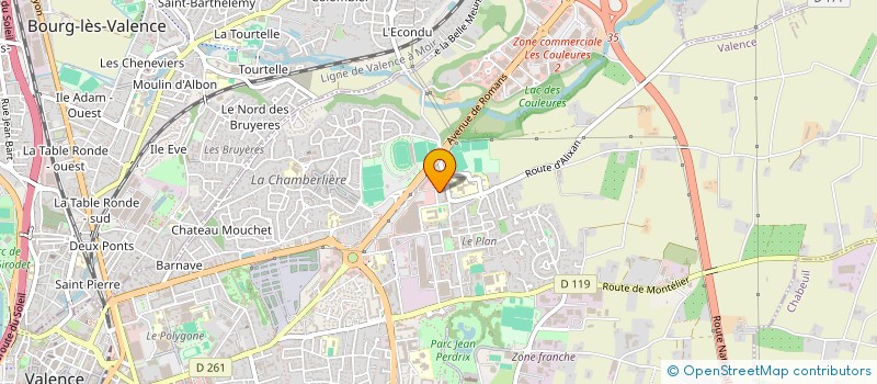 localisation de l'entreprise MONSIEUR ADEM DAHCHAR  VALENCE