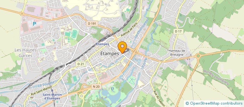 localisation de l'entreprise MONSIEUR ADEM GHARBI  ETAMPES