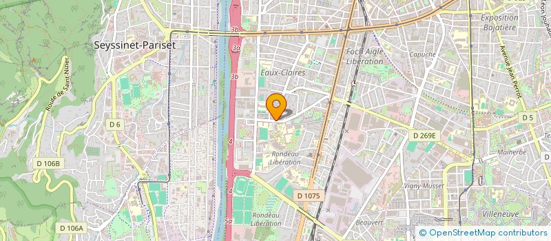 localisation de l'entreprise MONSIEUR ADEM HAMMEDI  GRENOBLE