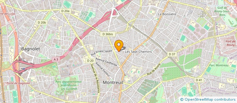 localisation de l'entreprise MONSIEUR ADEM HOSNI à MONTREUIL