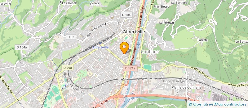 localisation de l'entreprise MONSIEUR ADEM MANSOURI  ALBERTVILLE