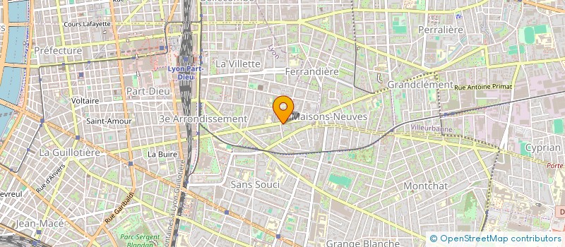 localisation de l'entreprise MONSIEUR ADEM MOUKNI  LYON