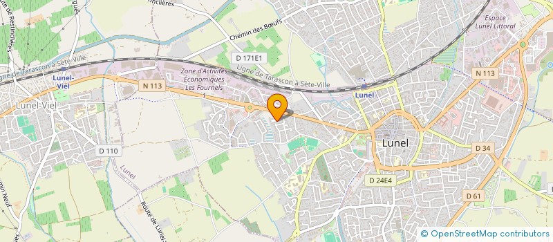 localisation de l'entreprise MONSIEUR ADEM OZCAN  LUNEL