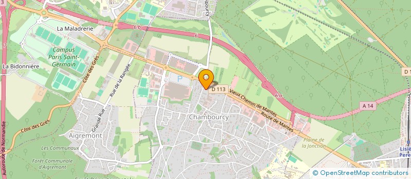 localisation de l'entreprise MONSIEUR ADEM ROUIN  CHAMBOURCY