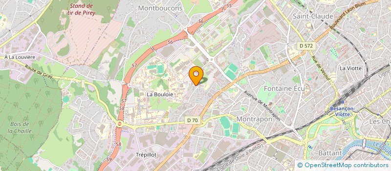 localisation de l'entreprise MONSIEUR ADEM SAADANA  BESANCON