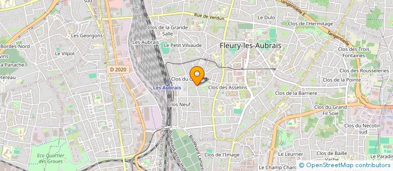 localisation de l'entreprise MONSIEUR ADEM SELMANIA  FLEURY-LES-AUBRAIS