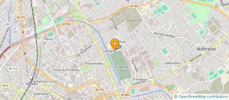 localisation de l'entreprise MONSIEUR ADEM SEN  ROUBAIX